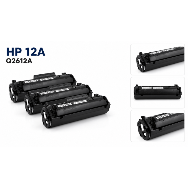 Zestaw tonerów HP 4 sztuki HP 12A Q2612A